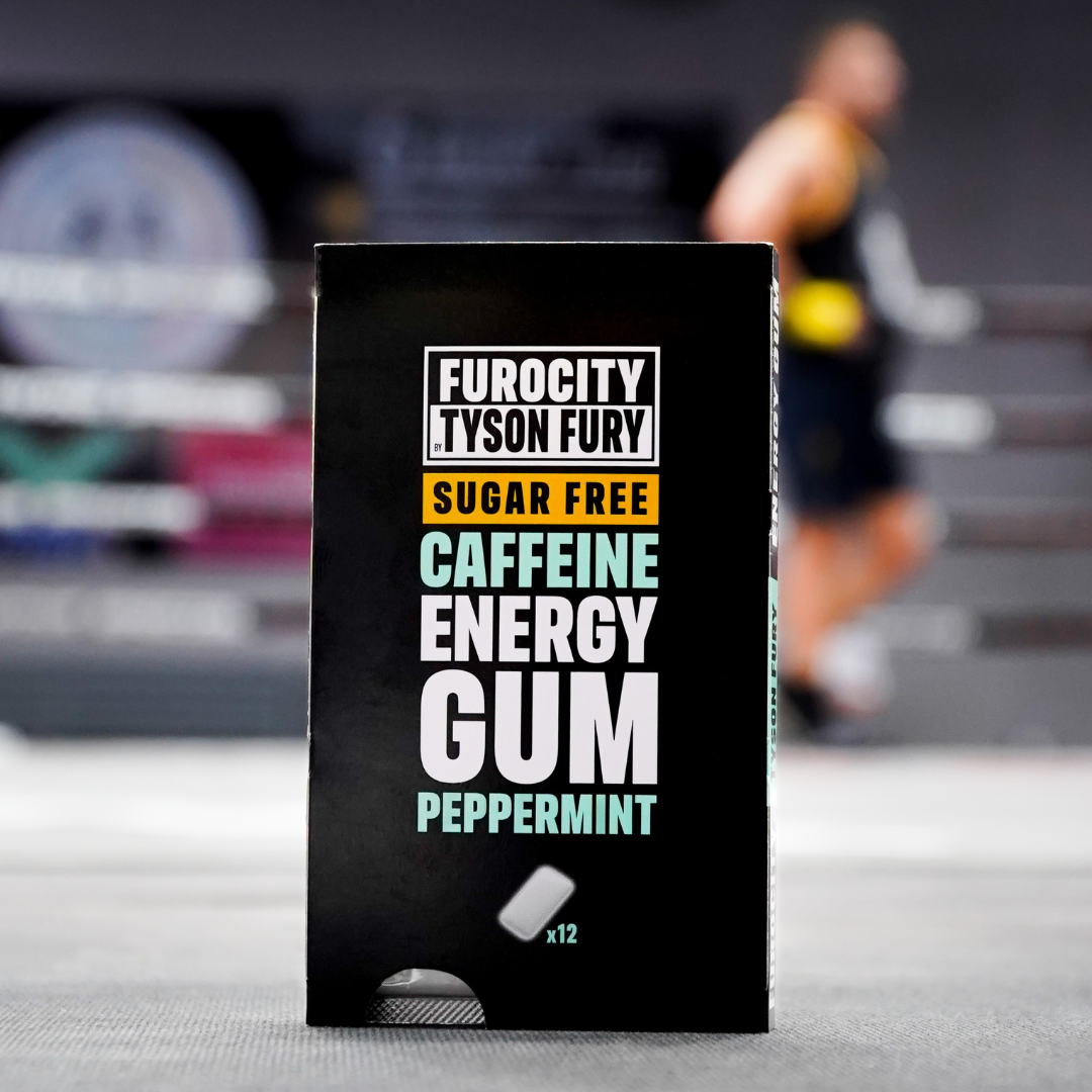 Peppermint Sugar Free Caffeine Gum - 12 Pack